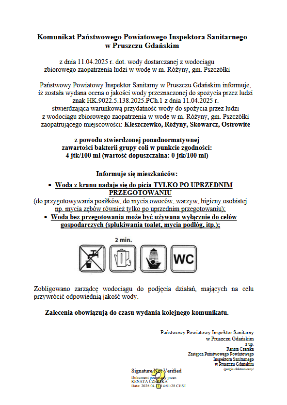 WAŻNY KOMUNIKAT!