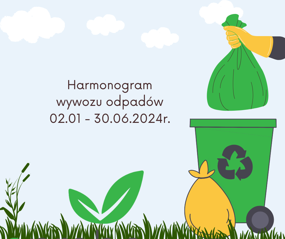 Harmonogram wywozu odpadów